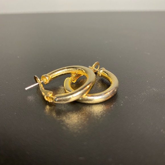 Gold Hoop Earrings - Picture 1 of 2
